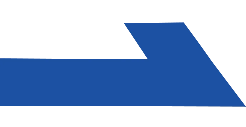 Blue geometric strip